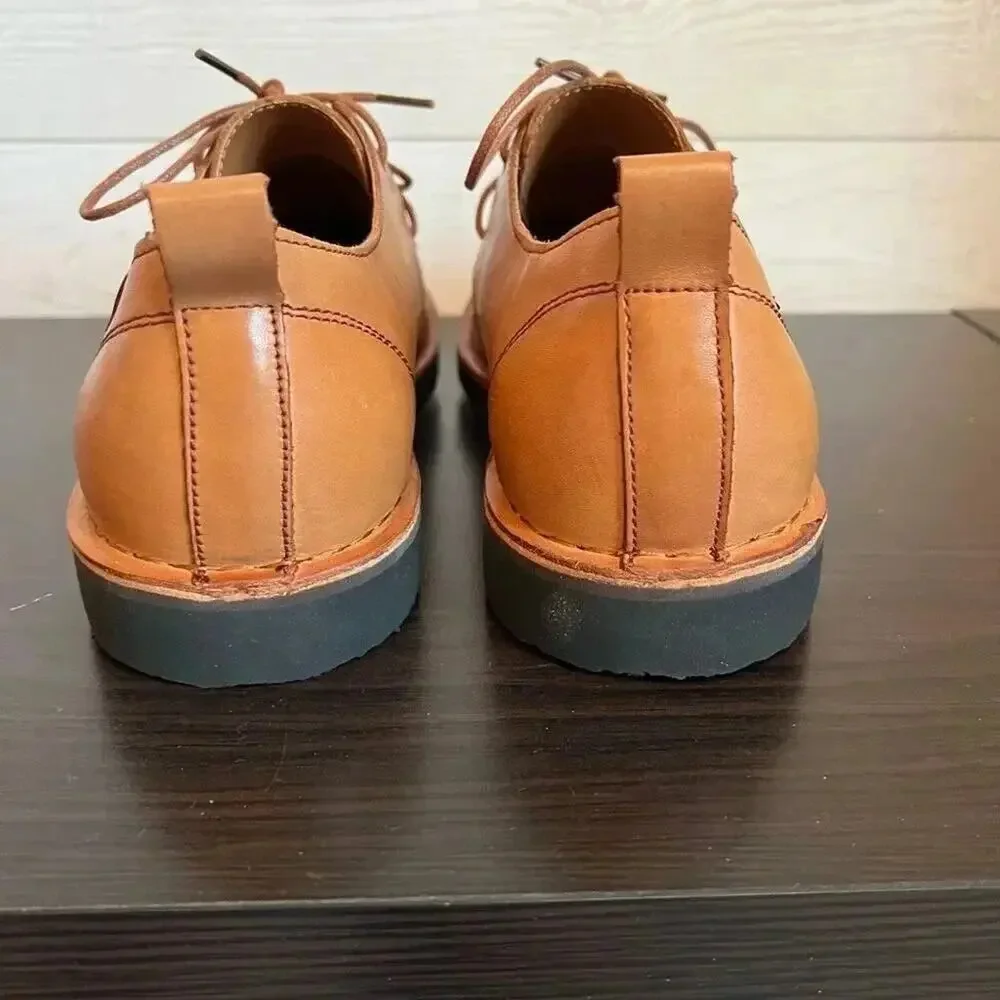 Propet tan Finn plain toe Oxford shoes men's Size 10.5 XX (5E)